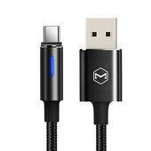 Mcdodo kabel USB King typ-C czarny 1,5m z automatycznym wy��czaniem CA-6171