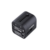 Mcdodo �adowarka sieciowa uniwersalna CP-4380 2USB 2,4A/ 2,4A czarna do SAMSUNG ZV50