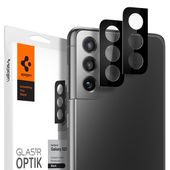 Szko hartowane na aparat Spigen Optik.tr Camera Lens czarne do Samsung s21