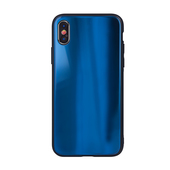 Pokrowiec Nakadka Aurora Glass niebieska do Huawei Y6 (2019)