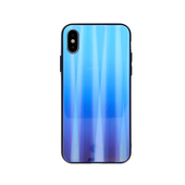 Nak�adka Aurora Glass niebieska do Apple iPhone XS Max