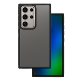 etui matowe Nak�adka Crystal Black szara do Samsung Galaxy S24 Ultra