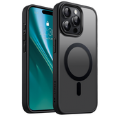Nak�adka Etteri Matt Mag czarny do Apple iPhone 15 Pro Max