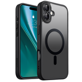Nak�adka Etteri Matt Mag czarny do Apple iPhone 16 Plus
