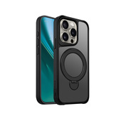 Nak�adka Etteri Matt Mag Ring czarny do Apple iPhone 15 Pro