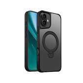 Nak�adka Etteri Matt Mag Ring czarny do Apple iPhone 16 Plus
