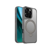 Nak�adka Etteri Matt Mag Ring szara do Apple iPhone 16 Pro
