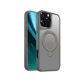 Nak�adka Etteri Matt Mag Ring szara do Apple iPhone 16 Pro Max