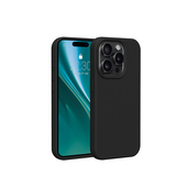 Nak�adka Etteri Silicone Case czarny do Apple iPhone 15 Pro