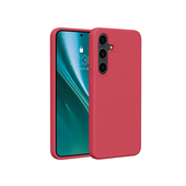 etui matowe Nak�adka Etteri Silicone Case malinowa do Samsung Galaxy S24 Plus