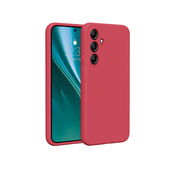 etui matowe Nak�adka Etteri Silicone Case malinowa do Samsung Galaxy A55 5G