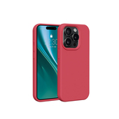 Nak�adka Etteri Silicone Case malinowa do Apple iPhone 15 Pro