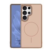 Nak�adka Frame Thin Mag br�zowa do Samsung Galaxy S25 Ultra