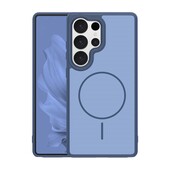 pokrowiec Nak�adka Frame Thin Mag niebieska do Samsung Galaxy S25 Ultra