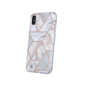 Nak�adka Geometric Marmur r�owa do Samsung A02S