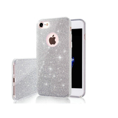 Nakadka Glitter 3in1 srebrny do Apple iPhone 12 Pro