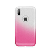 Pokrowiec Nakadka Gradient Glitter 3in1 rowa do Apple iPhone 11 Pro