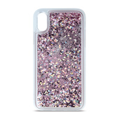 etui brokatowe Nak�adka Liquid Sparkle TPU fioletowa do Huawei P Smart 2019