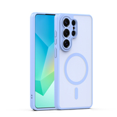 Nak�adka Mag Matt niebieska do Samsung Galaxy S25 Ultra