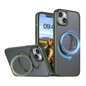 etui uchwyt na palec Nak�adka Mag Ring Rotating zielona do Apple iPhone 14