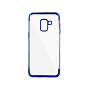 Pokrowiec Nakadka Plating Soft TPU niebieska do Samsung Galaxy A6 (2018)