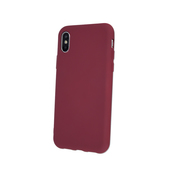 etui matowe Nak�adka Silicon burgundowy do Motorola Moto E7i Power