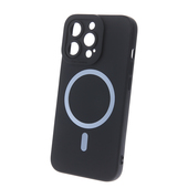 Nak�adka Silicon Mag czarny do Apple iPhone 16 Pro Max