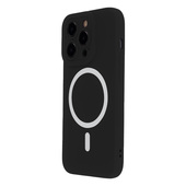 etui pozosta�e Nak�adka Silicon Soft Mag czarny do Apple iPhone 15 Plus