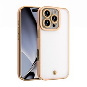 Nak�adka Silky Gold r�owa do Apple iPhone 12 6,1 cali