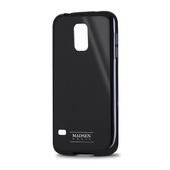 Nak�adka z mi�kkiego silikonu Madsen House czarna do Samsung Galaxy S5