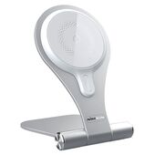 NILLKIN WIRELESS CHARGING MagStand 15W FAST CHARGE, SILVER/SREBRNY do SAMSUNG ZV50