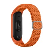 Opaska pleciona Smart Band M3/M4/M5/M6 ORANGE / POMARA�CZOWY
