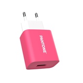 PANTONE �adowarka sieciowa 2A 1x USB PT-AC1USB Pink 184C do SAMSUNG ZV50