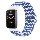 Pasek Pleciony Mi Band 7 Pro / M7 Pro (7), BLUE AND WHITE / NIEBIESKO-BIA�Y do SAMSUNG ZV50