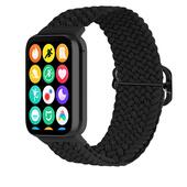 Pasek Pleciony Mi Band 8 Pro / M8 Pro (5), BLACK / CZARNY do SAMSUNG ZV50