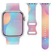 Pasek Silikonowy Apple Watch 38/40/41mm (97+110), RAINBOW / T�CZOWY do SAMSUNG ZV50