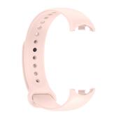 Pasek Silikonowy Mi Band 9 / M9 / 8 / M8 (1), LIGHT PINK / PUDROWY Rӯ do SAMSUNG ZV50