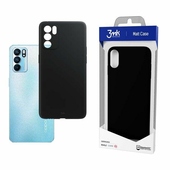 Pokrowiec 3MK Matt Case czarny do Oppo Reno 6 5G