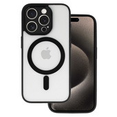 Pokrowiec Acrylic Color Magsafe Case czarny do Apple iPhone 12 Pro Max