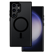 Pokrowiec Acrylic Color Magsafe Case czarny do Samsung Galaxy S24 Ultra