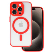 Pokrowiec Acrylic Color Magsafe Case czerwony do Apple iPhone 12 Pro Max