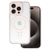 Pokrowiec Acrylic Color Magsafe Case jasnorowy do Apple iPhone 14