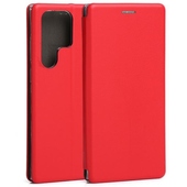Pokrowiec Beline Magnetic Book czerwony do Samsung Galaxy S23 Ultra