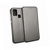 Etui zamykane z klapk� i magnesem Beline Book szary do Samsung Galaxy A21s