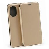 Etui zamykane z klapk� i magnesem Beline Book z�oty do Oppo Reno 7 Lite