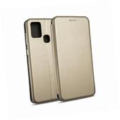 Etui zamykane z klapk� i magnesem Beline Book z�oty do Samsung A32 5G