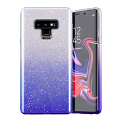 Pokrowiec Pokrowiec Bling Ombre Case niebieski do Samsung Galaxy S21 FE 5G