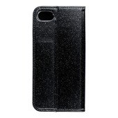 Pokrowiec brokatowy Shining Book czarny do Apple iPhone 8