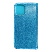 Pokrowiec Pokrowiec brokatowy Shining Book niebieski do Apple iPhone 12 Pro Max