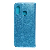 Pokrowiec brokatowy Shining Book niebieski do Samsung Galaxy A20e
